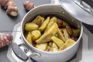 topinambur-in-umido-con-mandorle-contorno-piatti-vegetariani-ricetta-contemporaneo-food